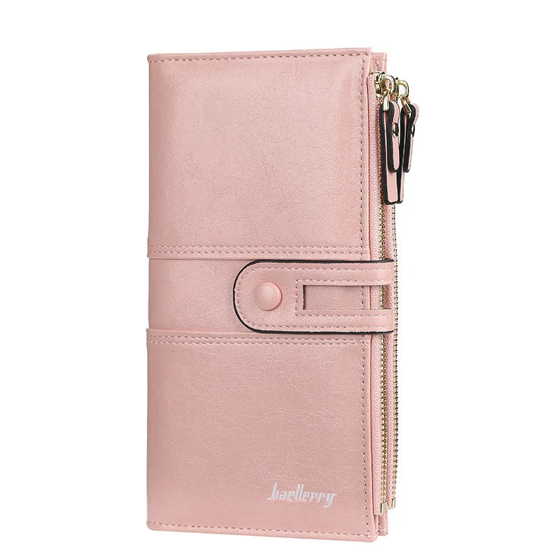 Baellerry New Women Long Wallets Large Capacity Handbags Female Purse Luxury Card Holder High Quality Zipper Wallet For Girls