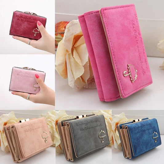 Women Wallet 2023 Fashion Portefeuille Femme Button Clutch Purse Short Wallet Card Holder Purse Women Clutch Dropshipping