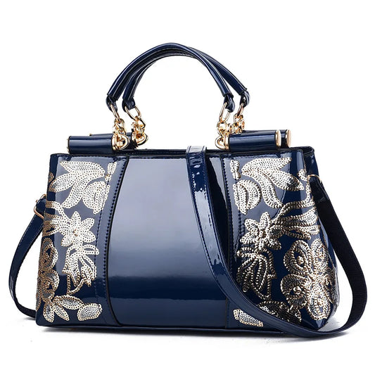 2024 Embroidery Women Bag Leather Purses and Handbags Luxury Shoulder Bags crossbody bags Female Bag for Women  sac a main femme