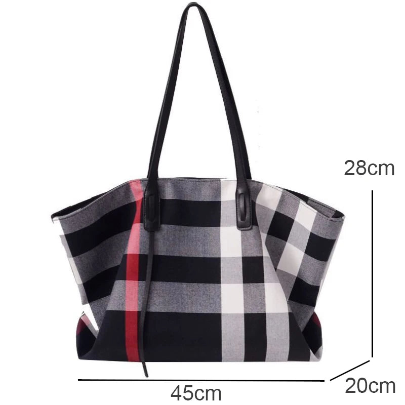 Canvas Totes Women Large Capacity Handbag Shoulder Linen Folding Shopping Bag Women's Bag Trend 2022 Luxury Bag Woman Sac A Main