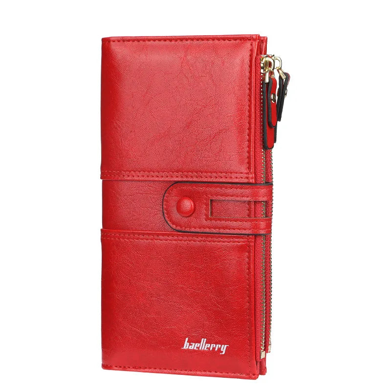 Baellerry New Women Long Wallets Large Capacity Handbags Female Purse Luxury Card Holder High Quality Zipper Wallet For Girls