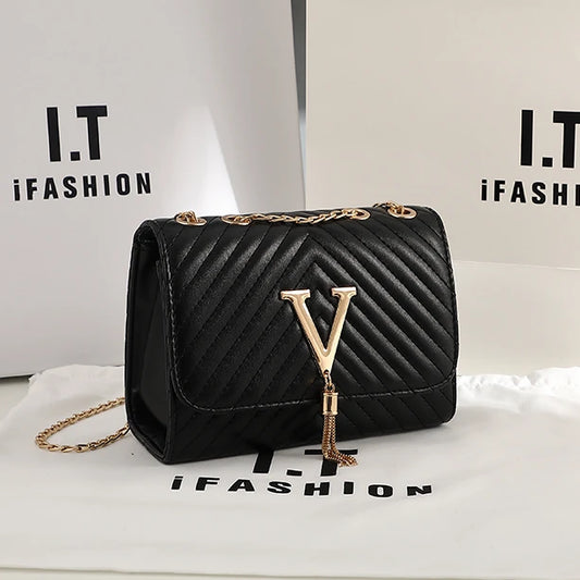 Embroidery Women Crossbody Bag Thread Luxury Handbag Shoulder Bags Brand Sequined Tassel Clutch Small Bag and Purse Party