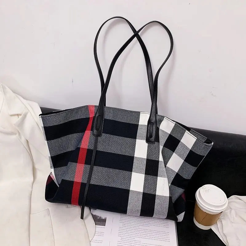 Canvas Totes Women Large Capacity Handbag Shoulder Linen Folding Shopping Bag Women's Bag Trend 2022 Luxury Bag Woman Sac A Main