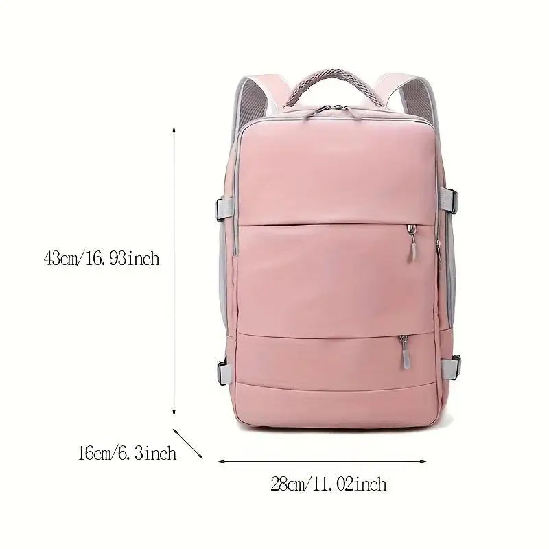 Women's Bag Large Capacity Journey Multifunction Backpack With Shoe Storage Multilayer Dry And Wet Separation Waterproof